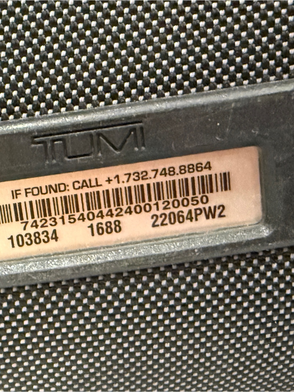 Like New Tumi Gray Upright Rolling Suitcase 26” check in with Front Zip Pockets - Picture 3 of 6